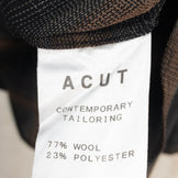 【Men's 4 ブラウン系】 Acut（アカット） グラビティ ドレープ シャツ Gravity Drape Shirt ウール Asian Men's ウール ロングスリーブシャツ インナー シャツ トップス ウェア - 【公式】2ndGEAR（セカンドギア）Webショップ【登山用品・アウトドア用品専門 買取販売店】