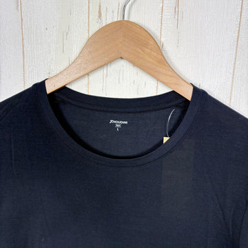 【Men's L ブラック系】 Houdini ( フーディニ ) ツリー ティー Tree Tee ウェア トップス インナー シャツ ショートスリーブTシャツ クルーネック 化繊 z00054797  化繊 ショートスリーブTシャツ クルーネック インナー シャ - 0