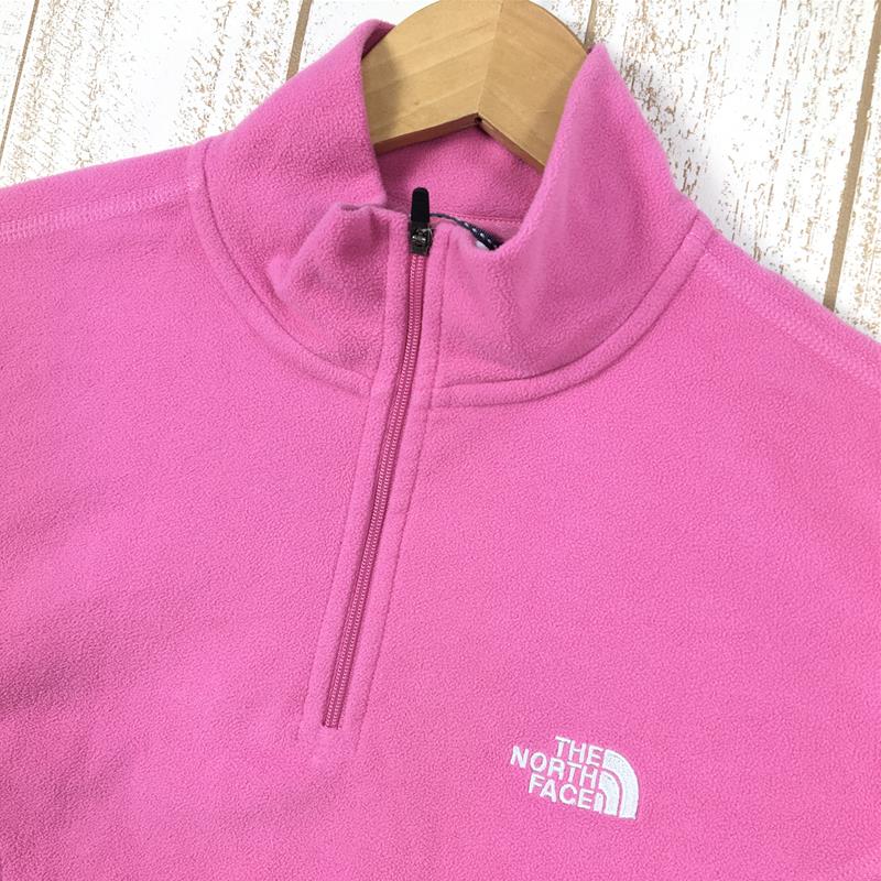 【Women's S ピンク系】 The North Face ( ザ・ノースフェイス ) Tka 100 1/4 Zip フリース プルオーバー ジャケット 欧米規格モデル F09C117 International Women's  フリース アウター ジャケット