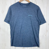 【Men's S ネイビー系】 2021 Patagonia ( パタゴニア ) キャプリーン クール デイリー グラフィック シャツ Capilene Cool Daily Graphic Shirt PMSX ポリエステル ウェア トップス インナー シャツ シ