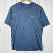 【Men's S ネイビー系】 2021 Patagonia ( パタゴニア ) キャプリーン クール デイリー グラフィック シャツ Capilene Cool Daily Graphic Shirt PMSX ポリエステル ウェア トップス インナー シャツ シ