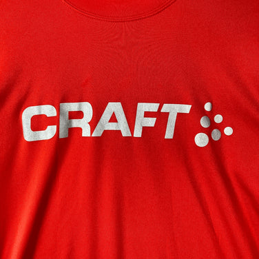 【Men's S オレンジ系】 Craft ( クラフト ) コア エッセンス ロゴティー Core Essence Logo Tee ポリエステル ウェア トップス インナー シャツ ショートスリーブTシャツ クルーネック 化繊 z00059878  化繊 ショー