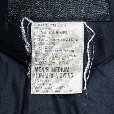 【Men's M ブラック系】 1990s The North Face ( ザ・ノースフェイス ) アセント コート Ascent Coat 生産終了モデル 入手困難 ビンテージ オリジナル 入手困難 ヌプシジャケットのロング丈Ver. ダウン ウェア トップス