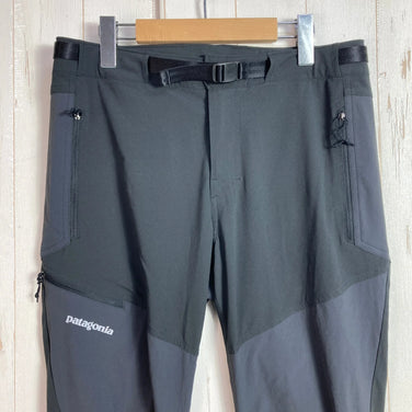 2021 Patagonia Terravia Alpine Pants Regular, Black, Men's Size 30, Polyester, Softshell, Long Pants, z00053