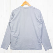 【Men's M グレー系】 Finetrack ( ファイントラック ) ドラウトクアッド ロングスリーブ ポリエステル ウェア トップス インナー シャツ ロングスリーブTシャツ クルーネック 化繊 z00053305  化繊 ロングスリーブTシャツ クルーネ