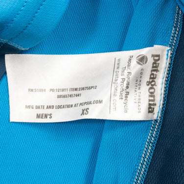 【Men's XS ブルー系】 Patagonia ( パタゴニア ) Ssフォアランナー 1/4ジップ Short-Sleeved Fore Runner 1/4-Zip 23675 International Men's 化繊 ショートスリーブシャツ インナ - 【公式】2ndGEAR（セカンドギア）Webショップ【登山用品・アウトドア用品専門 買取販売店】