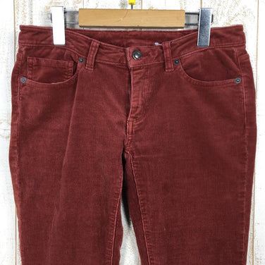 【Women's 26 レッド系】Patagonia ( パタゴニア ) フィッテド コーデュロイ パンツ Fitted Corduroy Pants 55055 International Women's コットン ロングパンツ ボトムス ウェア - 【公式】2ndGEAR（セカンドギア）Webショップ【登山用品・アウトドア用品専門 買取販売店】