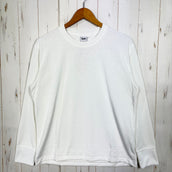 【Unisex S ホワイト系】 Bring ( ブリング ) ドライコットニー ロングスリーブ ティーシャツ DRYCOTTONY Long sleeve T-shirt ポリエステル ウェア トップス インナー シャツ ロングスリーブTシャツ クルーネック 化繊