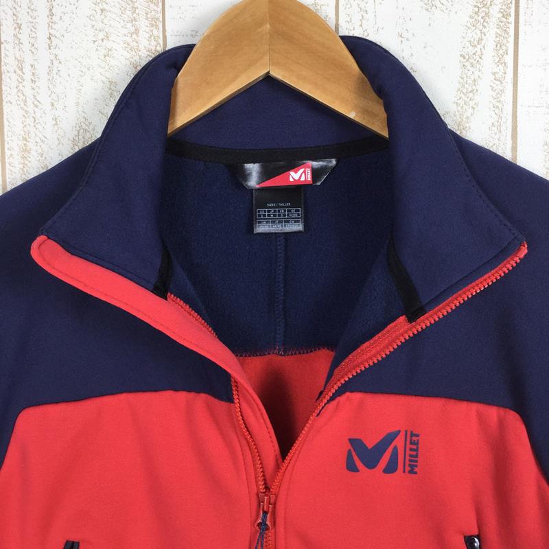 【Men's S ネイビー系】 Millet ( ミレー ) フュージョン パワー ジャケット Fusion Power Jacket ポーラテック パワーストレッチ フリース MIV9022 International Men's Navy / Red フリース