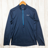 【Men's S ネイビー系】 Patagonia ( パタゴニア ) ロングスリーブ フォアランナー ジップネック Long-Sleeved Fore Runner Zip-Neck ポリエステル 23690 International Men's NVYB 化繊 - 【公式】2ndGEAR（セカンドギア）Webショップ【登山用品・アウトドア用品専門 買取販売店】