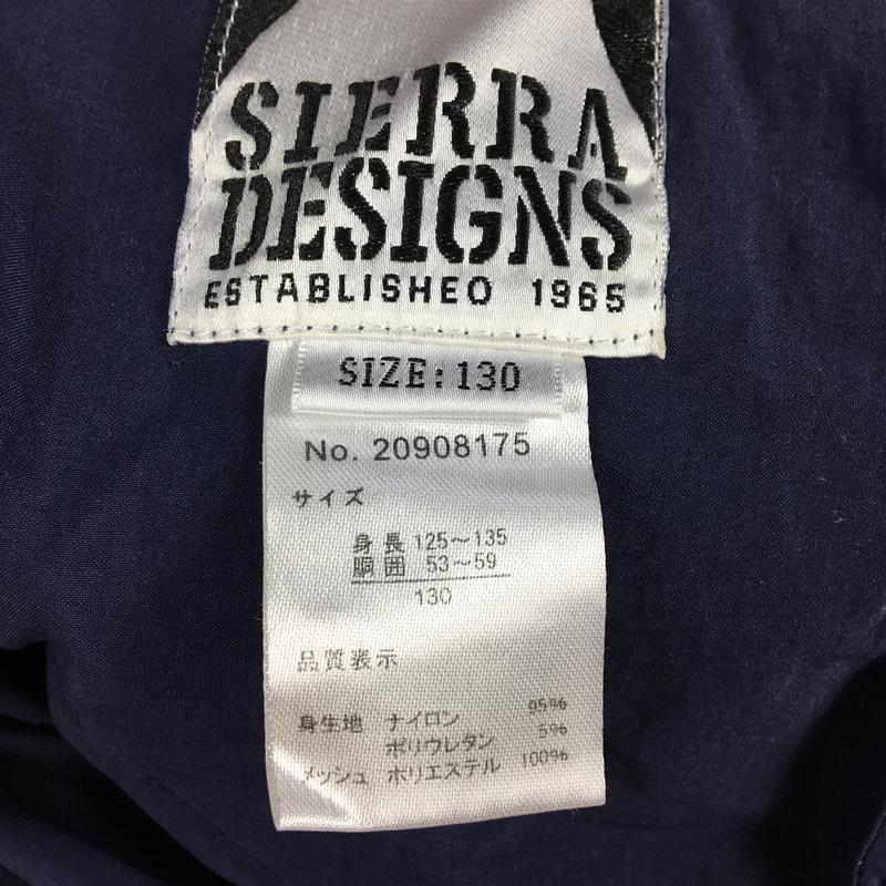 [儿童 130 海军蓝] Sierra Designs Vp 儿童长裤防虫弹力 20908175 儿童合成纤维长裤下装