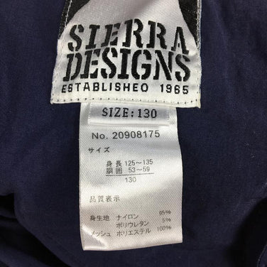 【Kid's 130 ネイビー系】Sierra Designs ( シエラデザイン ) Vp キッズ ロング パンツ 虫除け効果 ストレッチ 20908175 Kid's 化繊 ロングパンツ ボトムス ウェア - 【公式】2ndGEAR（セカンドギア）Webショップ【登山用品・アウトドア用品専門 買取販売店】