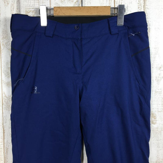 【女式M-常规海军蓝】Salomon Stream Season Pants 女式 Stormseason Pant W 滑雪裤 LC1005200 女式合成保暖长裤 下装