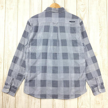 【Men's L ネイビー系】Marmot ( マーモット ) ダブルガーゼ ロングスリーブ シャツ Double Gauze L/S Shirt TOMNJB77 Asian Men's 化繊 ロングスリーブシャツ インナー シャツ トップス ウェア - 【公式】2ndGEAR（セカンドギア）Webショップ【登山用品・アウトドア用品専門 買取販売店】