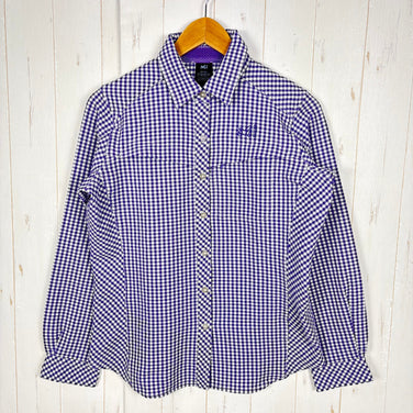 【Women's M パープル系】 Millet ( ミレー ) ドライタッチ シアサッカー ロングスリーブ シャツ ポリエステル ウェア トップス インナー シャツ ロングスリーブシャツ 化繊 z00055012  化繊 ロングスリーブシャツ インナー シャツ トップ