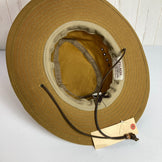 男女通用大号米色 Filson Tin Cloth Bush 帽子，深棕色，棉质，服装，配饰，头饰，帽子，z00053904，深棕色，帽子，头饰，穿戴