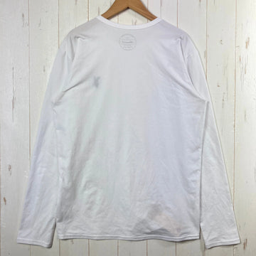 【Men's M ホワイト系】 Answer4 ( アンサーフォー ) ドクロウサギ刺繍 ロングスリーブティー 入手困難 ジェリー鵜飼デザイン ポリエステル ウェア トップス インナー シャツ ロングスリーブTシャツ クルーネック 化繊 z00057168  化繊 - 0
