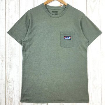 【Men's M グリーン系】 Patagonia ( パタゴニア ) ボードショーツ ラベル コットンポリ ポケット Tシャツ Board Short Label Cotton/Poly Pocket T-Shirt 生産終了モデル 入手困難 39053 Inte - 【公式】2ndGEAR（セカンドギア）Webショップ【登山用品・アウトドア用品専門 買取販売店】