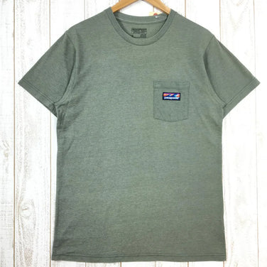 【Men's M グリーン系】 Patagonia ( パタゴニア ) ボードショーツ ラベル コットンポリ ポケット Tシャツ Board Short Label Cotton/Poly Pocket T-Shirt 生産終了モデル 入手困難 39053 Inte - 【公式】2ndGEAR（セカンドギア）Webショップ【登山用品・アウトドア用品専門 買取販売店】