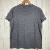 【Women's L グレー系】 Ridge Mountain Gear ( リッジマウンテンギア ) メリノ ベーシック ティー ショートスリーブ Merino Basic Tee Short Sleeve Heather Charcoal メリノウール ウェア ト