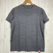 【Women's L グレー系】 Ridge Mountain Gear ( リッジマウンテンギア ) メリノ ベーシック ティー ショートスリーブ Merino Basic Tee Short Sleeve Heather Charcoal メリノウール ウェア ト
