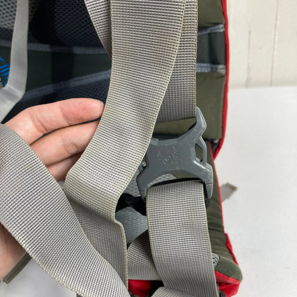 【Men's OneSize レッド系】 Deuter ( ドイター ) アクト ライト 40+10 Act Lite 40+10 Fire-Granite 5510 Vari Quick / Aircontact / 2気室 / ハイドレーション対応 バッグ ストレージ バ