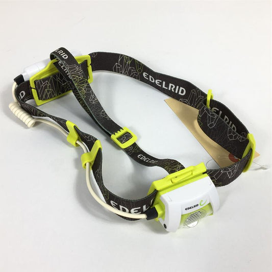 [OneSize 白色] Edelrid Tauri 头灯 280 流明 USB 可充电 ER75381 头灯照明装备