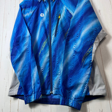 Marmot Convertible Wind Jacket, Men's Medium, Blue. Polyester. Outerwear/Tops/Windshell/Vest. z00055060.