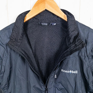 Montbell 轻便外套，男款 L 码，黑色。尼龙防风外套。产品编号：z00053005。