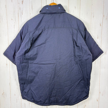 【Unisex 3 ネイビー系】 迷迭香 ( マンネンロウ ) パデッド ショートスリーブ シャツ Padded Short Sleeve Shirt Navy z00058953 Navy 化繊インサレーション アウター ジャケット トップス ウェア