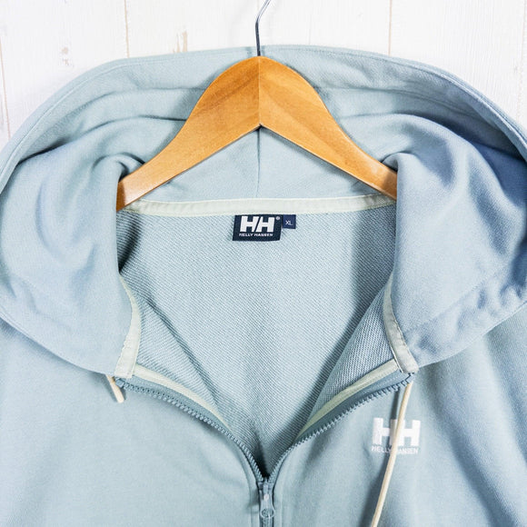 【Unisex XL ブルー系】 Helly Hansen ( ヘリーハンセン ) HHロゴ フルジップ スウェットフーディー ポリエステル ウェア トップス インナー シャツ フーディ コットン z00052541  コットン フーディ インナー シャツ トップス