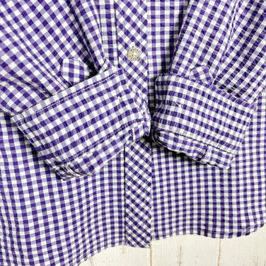 【Women's M パープル系】 Millet ( ミレー ) ドライタッチ シアサッカー ロングスリーブ シャツ ポリエステル ウェア トップス インナー シャツ ロングスリーブシャツ 化繊 z00055012  化繊 ロングスリーブシャツ インナー シャツ トップ