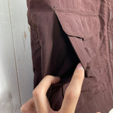 Montbell 女式中棕色徒步背心，尼龙防风背心（z00053763）