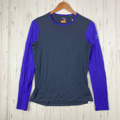 【Women's M ネイビー系】 Icebreaker ( アイスブレーカー ) 200 オアシス ロング スリーブ クルー 200 OASIS Long Sleeve Crewe メリノウール ウェア トップス インナー シャツ ロングスリーブTシャツ クルーネック