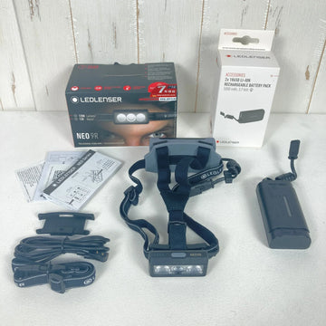 【OneSize ブラック系】 Ledlenser ( レッドレンザー ) ネオ 9R Neo 9R 1200ルーメン + 専用充電池 セット ライティングギア ヘッドランプ z00054772  ヘッドランプ ライティングギア