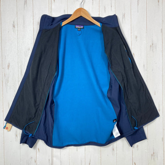 【Men's S ネイビー系】 2015 Patagonia ( パタゴニア ) アズ ハイブリッド ジャケット Adze Hybrid Jacket NVYB ソフトシェル ポリエステル ウェア トップス アウター ジャケット フリース ポーラテック・ウィンドブロ