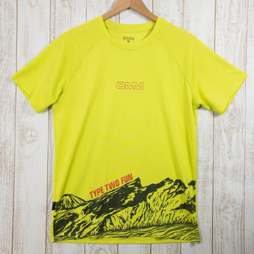 【Men's M イエロー系】 Omm ( オーエムエム ) クール ショートスリーブ シャツ Cool Short Sleeve Shirt ポリエステル Men's 化繊 ショートスリーブTシャツ クルーネック インナー シャツ トップス ウェア - 【公式】2ndGEAR（セカンドギア）Webショップ【登山用品・アウトドア用品専門 買取販売店】