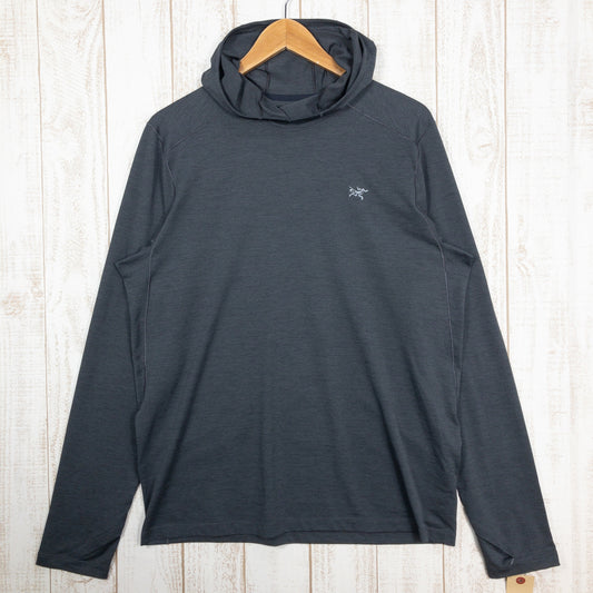 [Men's M Charcoal] Arcteryx Cormac Hoody Polyester X000009002 International Men's Black Heather Synthetic Hoodie Inner Shirt Top