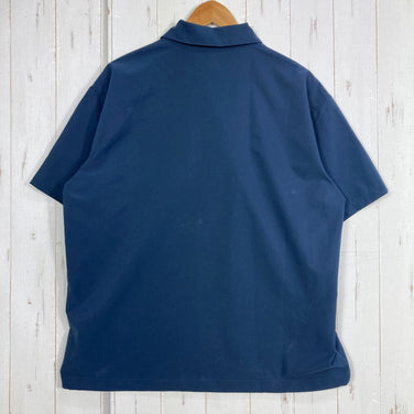 【Men's S ネイビー系】 Nanga ( ナンガ ) ドットエア コンフィー ポロシャツ DotAir COMFY POLO SHIRT ポリエステル ウェア トップス インナー シャツ ショートスリーブシャツ 化繊 z00059258  化繊 ショートスリー