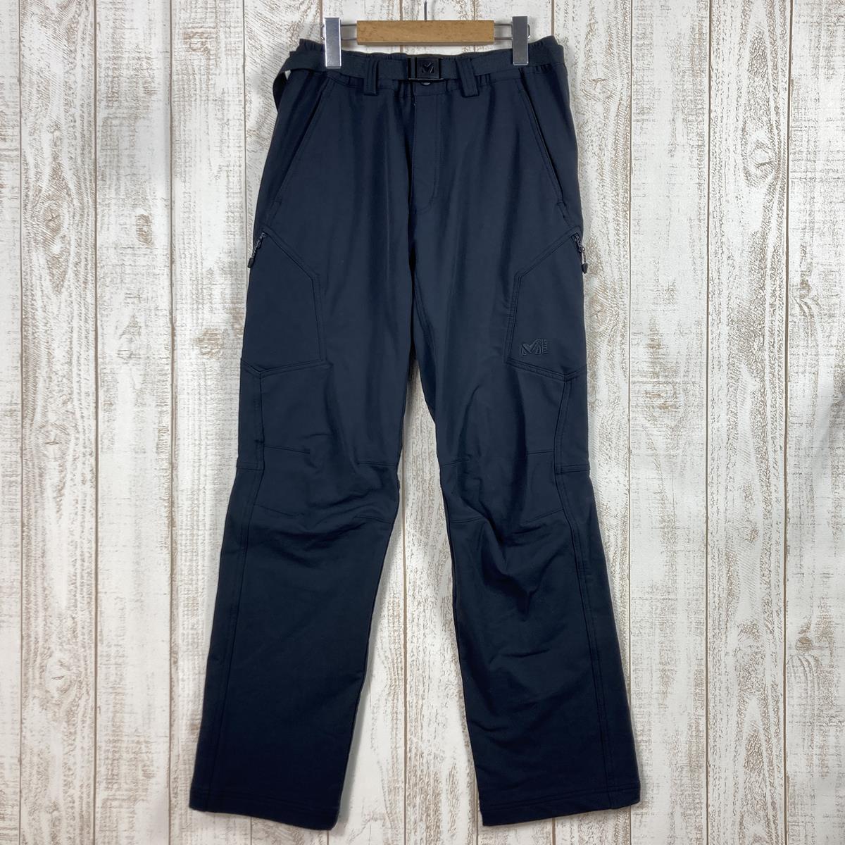 【Men's S ブラック系】 Millet ( ミレー ) モンテローザ ストレッチ カーゴ パンツ Monte Rosa Stretch Cargo Pant 秋冬向け 保温 ソフトシェル MIV01173 Men's  ソフトシェル ロングパンツ ボトムス ウ