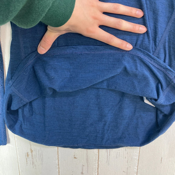 【Women's XS ネイビー系】 Ibex ( アイベックス ) ロングスリーブ メリノ ティー メリノウール ウェア トップス インナー シャツ ロングスリーブTシャツ クルーネック ウール z00056456  ウール ロングスリーブTシャツ クルーネック インナ