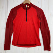 【Women's S レッド系】 Montura ( モンチュラ ) ハーフジップ ロングスリーブティー Half Zip Long Sleeve Tee ポリエステル ウェア トップス インナー シャツ ロングスリーブシャツ 化繊 z00059345  化繊 ロング