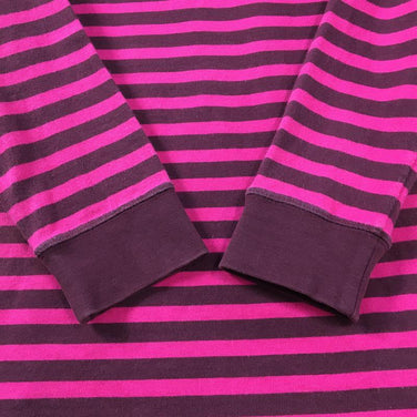 【Women's S ピンク系】Patagonia ( パタゴニア ) ロングスリーブ センダー ストライプ トップ Long-Sleeved Sender Stripe Top オーガニックコットン Tシャツ ロンt 54610 International Women's コットン ロングスリーブTシャツ クルーネック インナー シャツ トップス ウェア - 【公式】2ndGEAR（セカンドギア）Webショップ【登山用品・アウトドア用品専門 買取販売店】