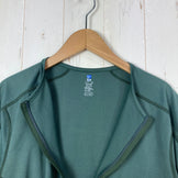 【Men's M グリーン系】 Finetrack ( ファイントラック ) ラミースピン エア ジップT Ramie Spin Air Zip T ポリエステル ウェア トップス インナー シャツ ショートスリーブTシャツ クルーネック 化繊 z00054926