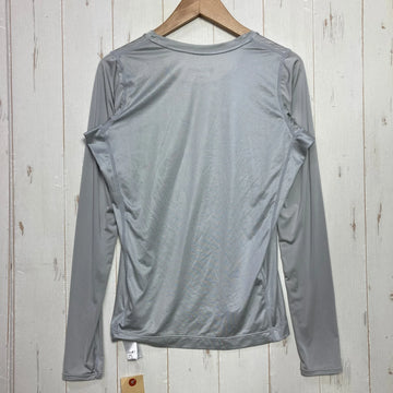 【Women's 1 グレー系】 Goldwin ( ゴールドウィン ) クーリング ラウンドネック ロングスリーブ Cooling Roundneck Long Sleeve ナイロン ウェア トップス インナー シャツ ロングスリーブTシャツ クルーネック 化繊 - 0