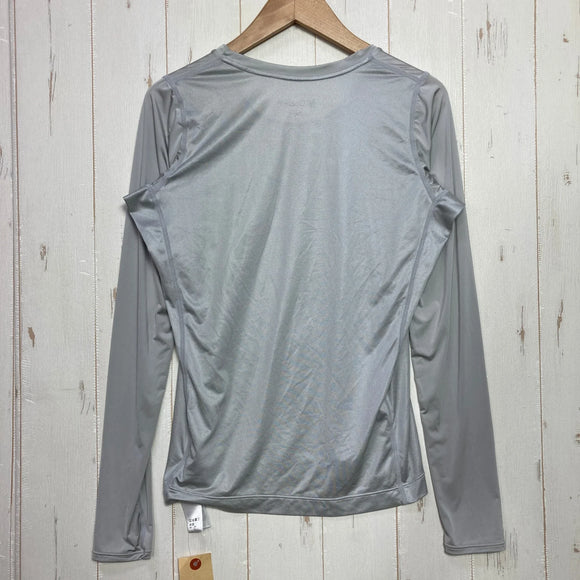 【Women's 1 グレー系】 Goldwin ( ゴールドウィン ) クーリング ラウンドネック ロングスリーブ Cooling Roundneck Long Sleeve ナイロン ウェア トップス インナー シャツ ロングスリーブTシャツ クルーネック 化繊