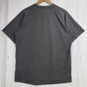 【Men's L グレー系】 Narifuri ( ナリフリ ) NFC アクティブ メッシュ ヘンリーネック Tシャツ ポリエステル ウェア トップス インナー シャツ ロングスリーブTシャツ クルーネック 化繊 z00059302  化繊 ロングスリーブTシャ