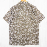 Men's Medium Brown 2008 Patagonia Bollocks Shirt (Discontinued Model, Hard to Find) Organic Cotton Short Sleeve Shirt (Z0005330)