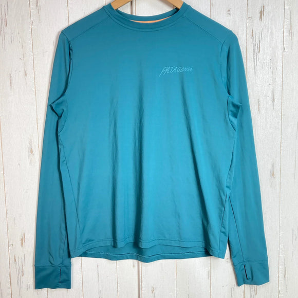 【Kid's XXL ブルー系】 2025 Patagonia ( パタゴニア ) ロングスリーブ キャプリーン シルクウェイト Tシャツ Long Sleeve Capilene Silkweight T Shirt BTWE ポリエステル ウェア トップス インナ