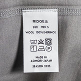 【Men's S グレー系】 Ridge Mountain Gear ( リッジマウンテンギア ) アンワインド メリノ ティー ロングスリーブ Unwind Merino Tee Long Sleeve Warm Pebble メリノウール ウェア トップス イ - 【公式】2ndGEAR（セカンドギア）Webショップ【登山用品・アウトドア用品専門 買取販売店】
